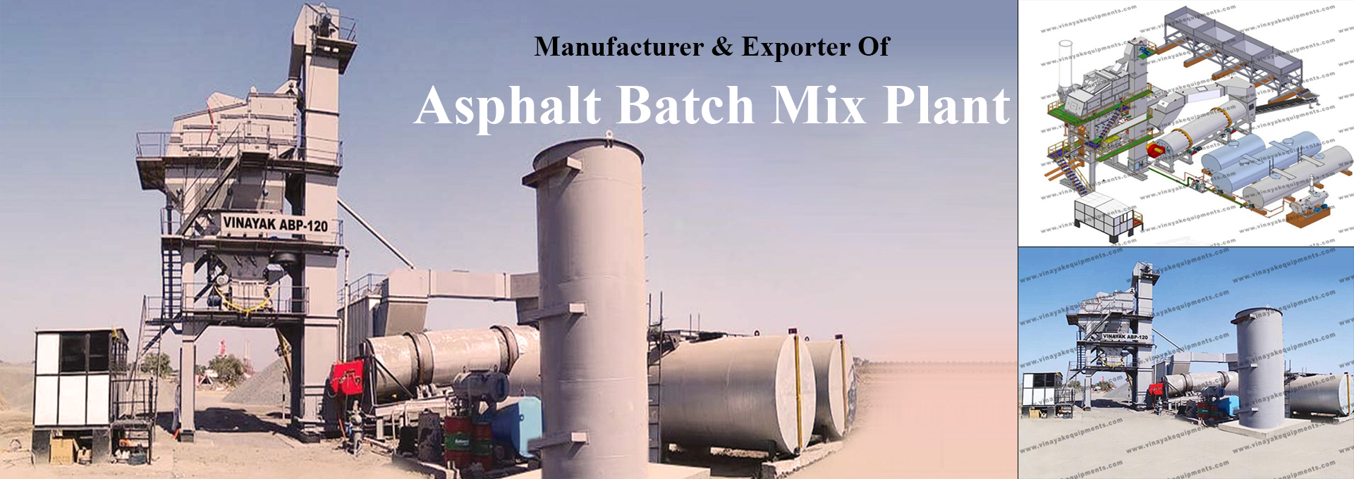 Asphalt Batch Mix Plant Vinayak Construction Equipments