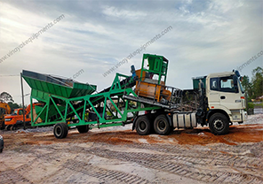 Mobile Concrete Batching Plant