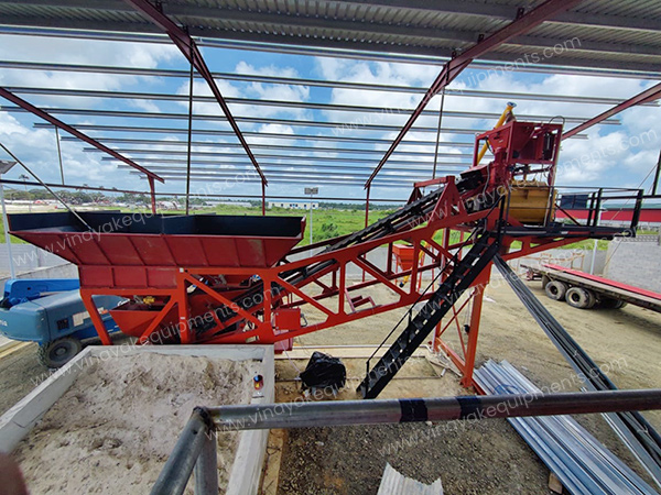 Mobile Concrete Batching Plant