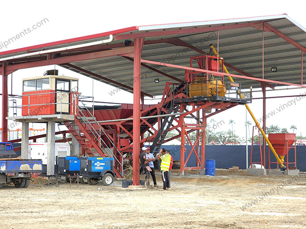 Mobile Concrete Batching Plant