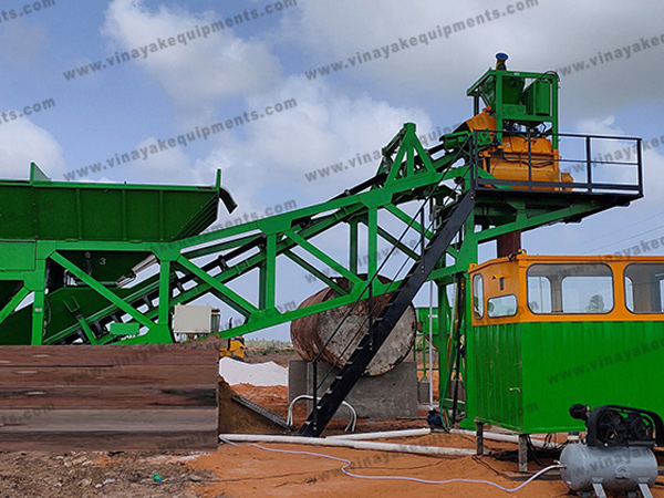 Mobile Concrete Batching Plant